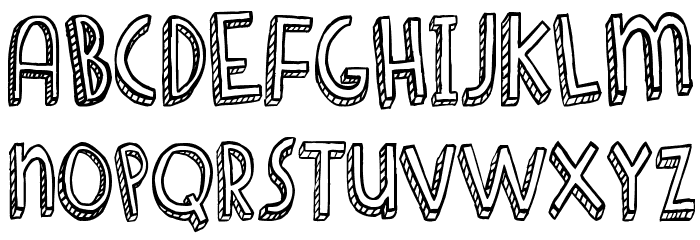 \ 74套个性英文字体合集